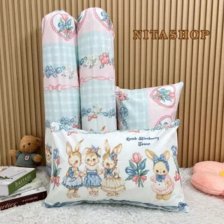 หมอนใบใหญ่(ซื้อ2แถม 2)ชุดเซ็ทหมอนหนุน+หมอนข้าง ได้ไปทั้งหมด4ใบ ไซต์ใหญ่มาตรฐาน