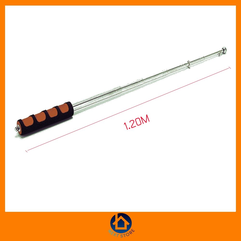 เสาธงแบบพกพา Telescopic Flag Pole ด้ามฟองน้ำกันลื่น เสายืดหดได้ เหมาะสำหรับธงเชียร์ ธงลม Windsock คละสี ราคา ถูกที่สุด ดีลบีเคเค แกลเลอรีภาพที่ 4