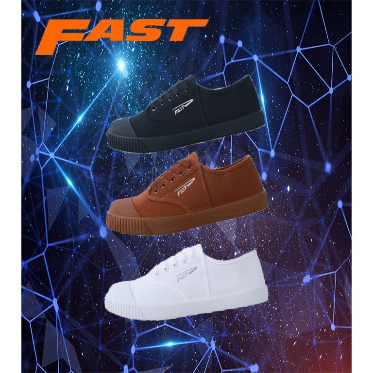 Gold City รองเท้านักเรียนผ้าใบชาย FAST รุ่น1401