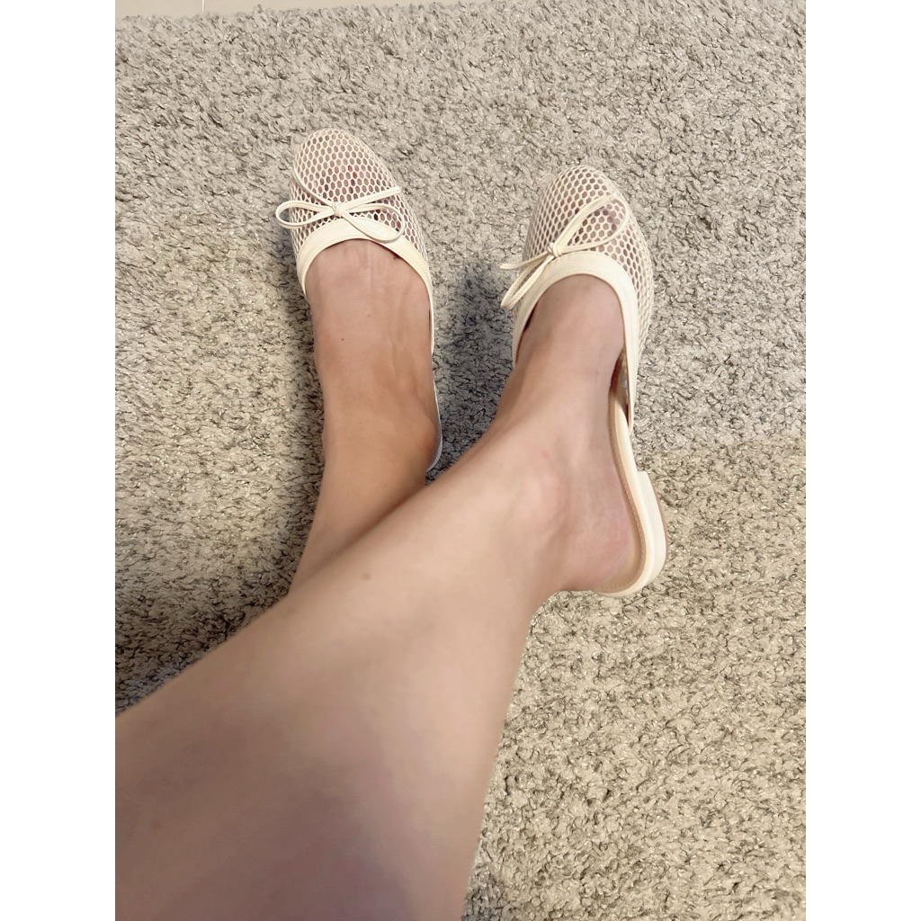 รองเท้าลำลองสวมเปิดส้นโบว์ +1ไซ จากปกติ - รูปที่ 6