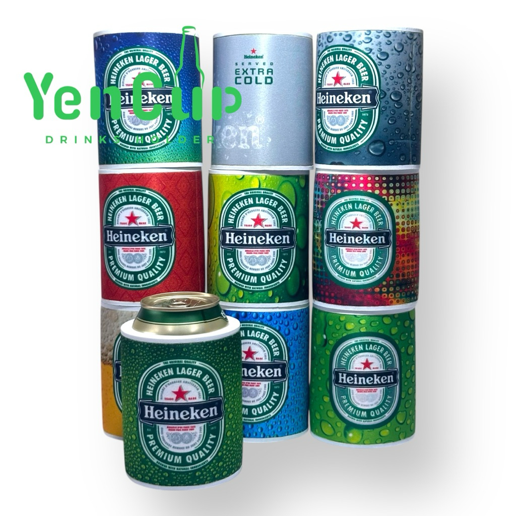 ปลอกเบียร์สีรุ้งสดใสกระป๋อง ขวดเล็ก Rainbow Heineken, beer bottle cooler Stubby Holder