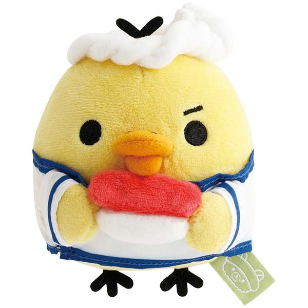 ตุ๊กตา Rilakkuma Anytime Sushi แบบ Kiiroitori ขนาด 8.5 x 8.5 x 8.5 ซม.