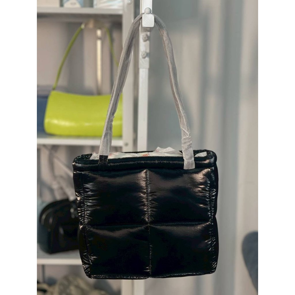 Stand Oil Bubble Bag Leathery / Mini - 버블백 / 미니 (Soft Pink, Black, Cream, Marron, Silver, Leathery)