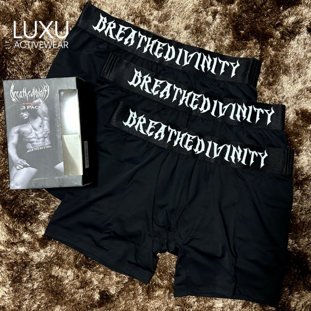 (พร้อมส่ง) Breathedivinity Void Tech™ Adrenaline Boxer Briefs [VOID BLACK] 3-Pack