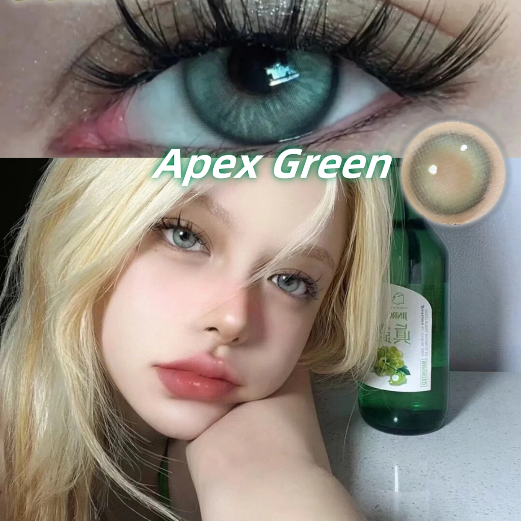 คอนแทคเลนส์ Midroo เลนส์ค่าสายตาสั้น ฟิวลูกครึ่ง เลนส์ 0.00-6.00 Apex&Fog 14.0-14.2mm รายเดือน