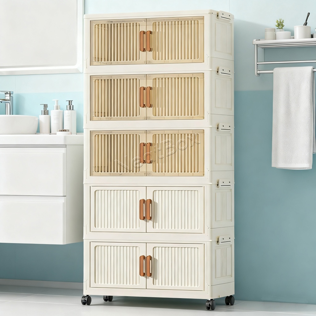 NeatBox【มีสต็อก⚡ส่งวันนี้】ตู้เก็บของ ตู้เก็บของพับได้ ตู้เก็บของอเนกประสงค์ ความชื้นและกันน้ำ