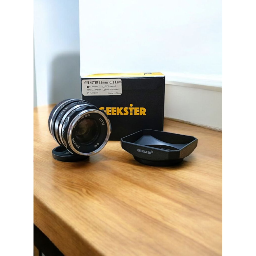 ขาย เลนส์มือหมุน GEEKSTER 35mm F1.1 ถ่ายภาพหน้าชัดหลังเบลอสวยๆ