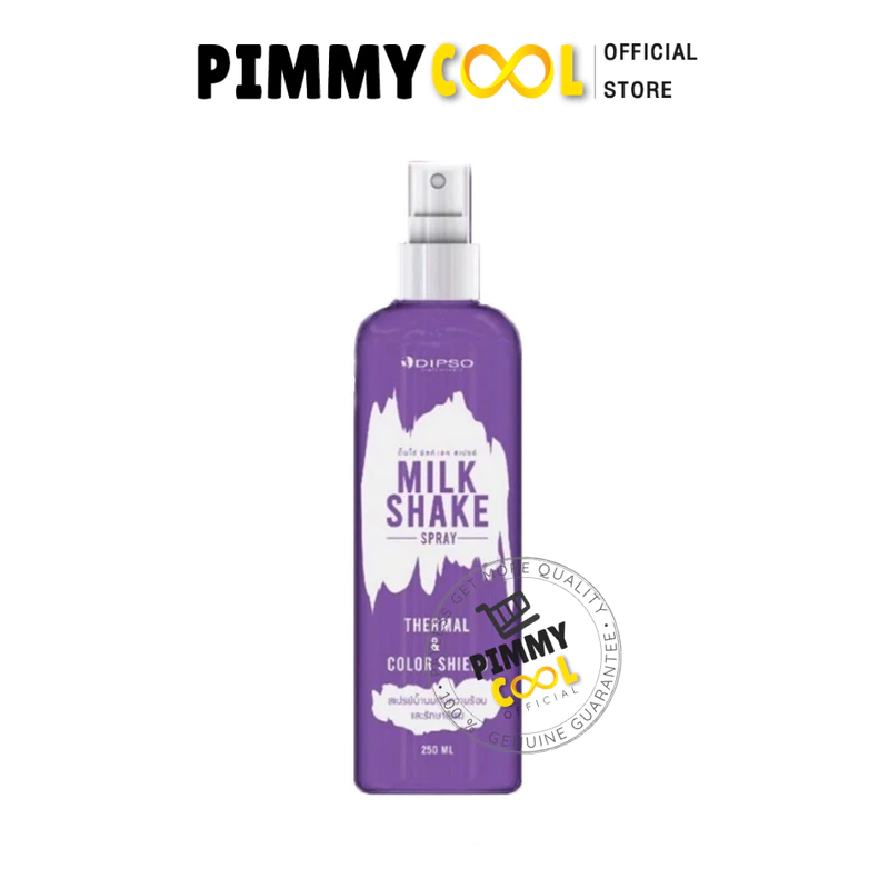 Dipso ดิ๊พโซ่ Milk Shake Spray สเปรย์น้ำนม กันความร้อน ปกป้องเส้นผม 250ml.