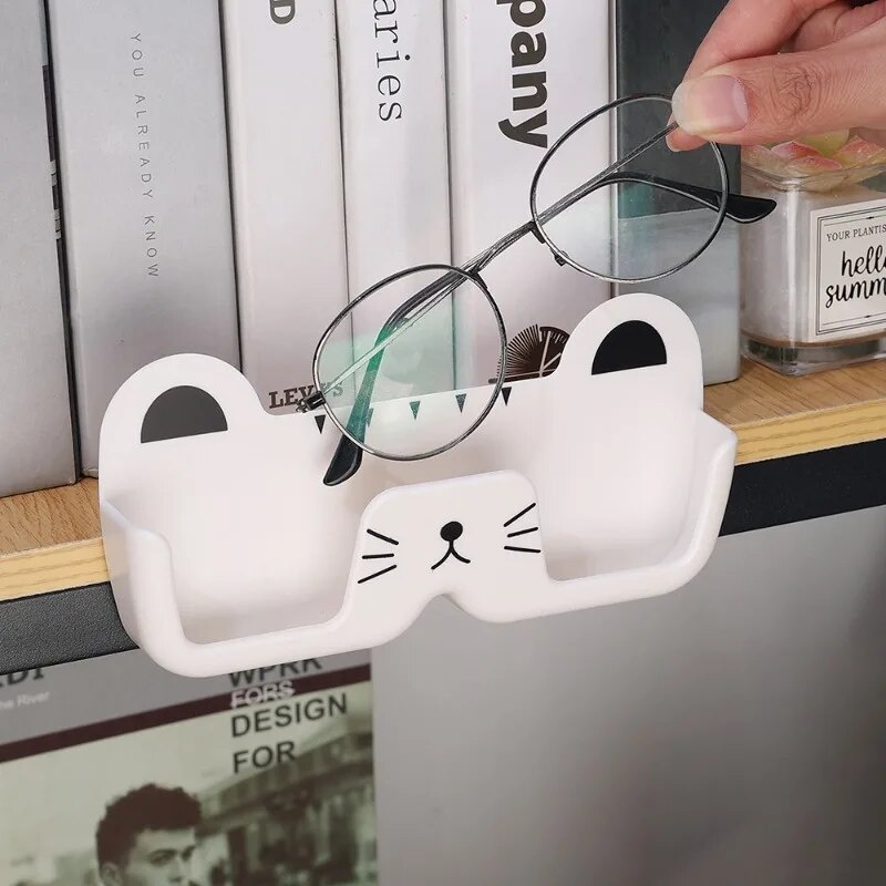 😍COD😍1 ชิ้น ชั้นเก็บแว่นตา ติดผนัง แว่นกันแดด แว่นตากันแดด แสดง อุปกรณ์ประกอบฉาก สายตาสั้น กรอบแว่นตา ชั้นวางแสดง - รูปที่ 4