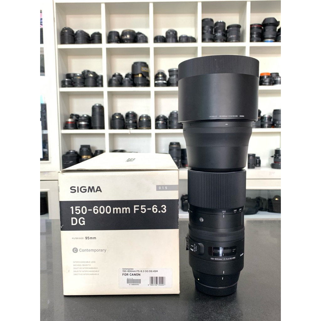 SIGMA 150-600mm F5-6.3 DG FOR CANONEF