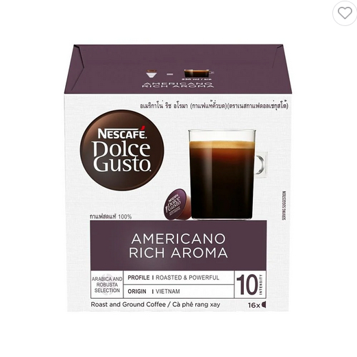 แคปซูลเครื่องชงกาแฟ NESCAFE DOLCE GUSTO AMERICANO RICH AROMA
