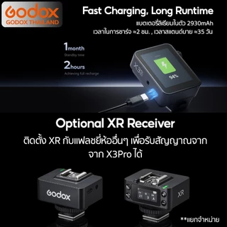 Godox Trigger X3Pro, TTL Wireless Flash Trigger 2.4GHz / Godox Thailand