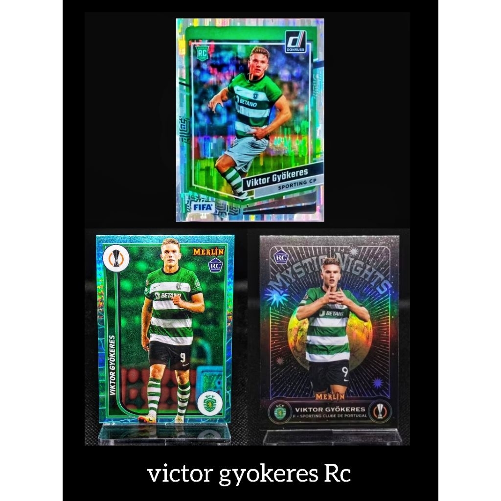 การ์ดฟุตบอล รวม Viktor Gyokeres rookie card ลิขสิทธิ์แท้