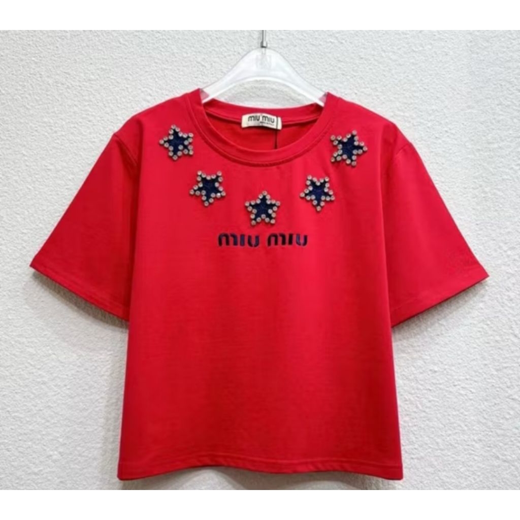 เสื้อยืดงานป้าย ฟรีไซร์ ผ้า hiend