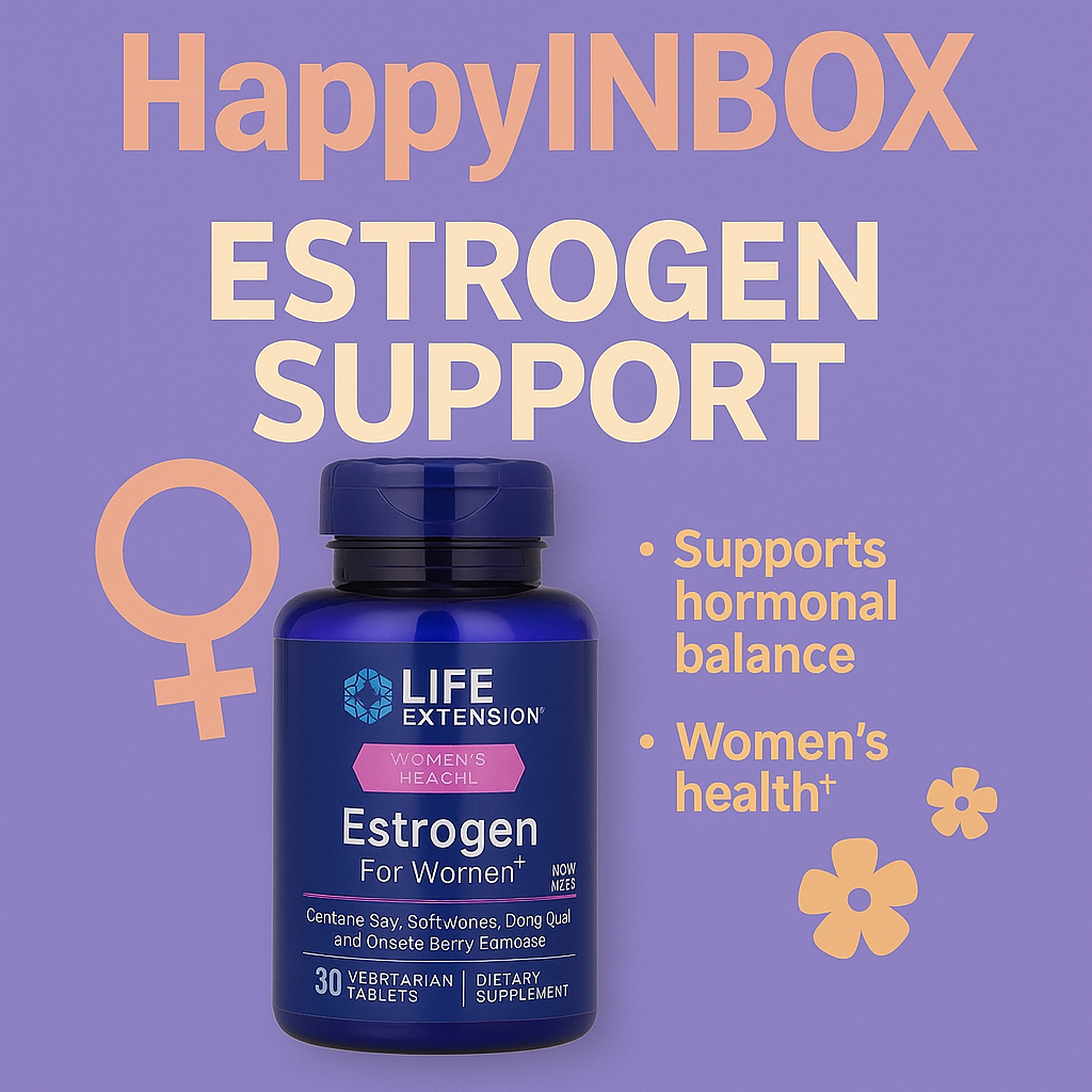 💗 Life Extension Estrogen for Women บำรุงสมดุลฮอร์โมน เสริมสุขภาพและความสมบูรณ์ของสตรี