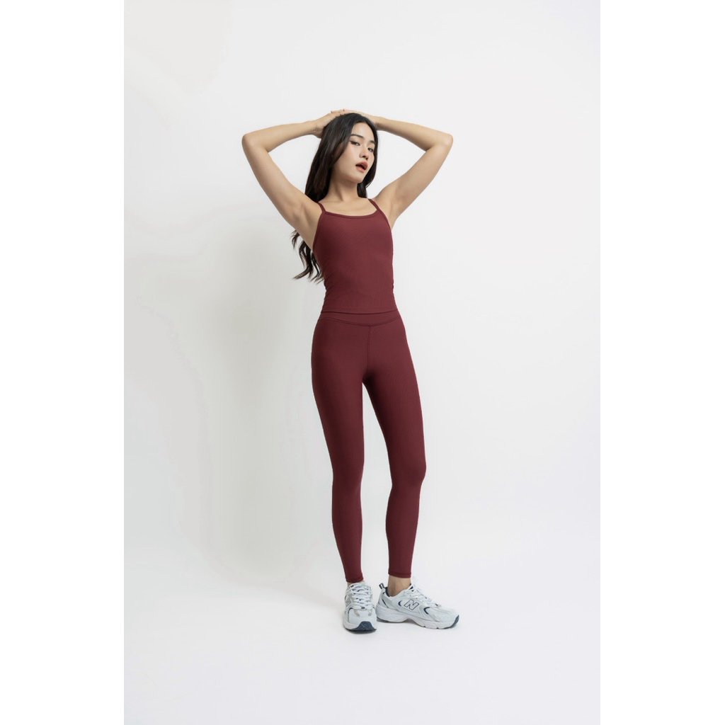 Harmoniq Flow : Long Top  เสื้อกล้ามสายเดี่ยวทรงยาว มีฟองน้ำในตัว ผ้าร่องนุ่ม ยืดหยุ่น ใส่ง่ายไม่โป๊ 3สี - รูปที่ 3