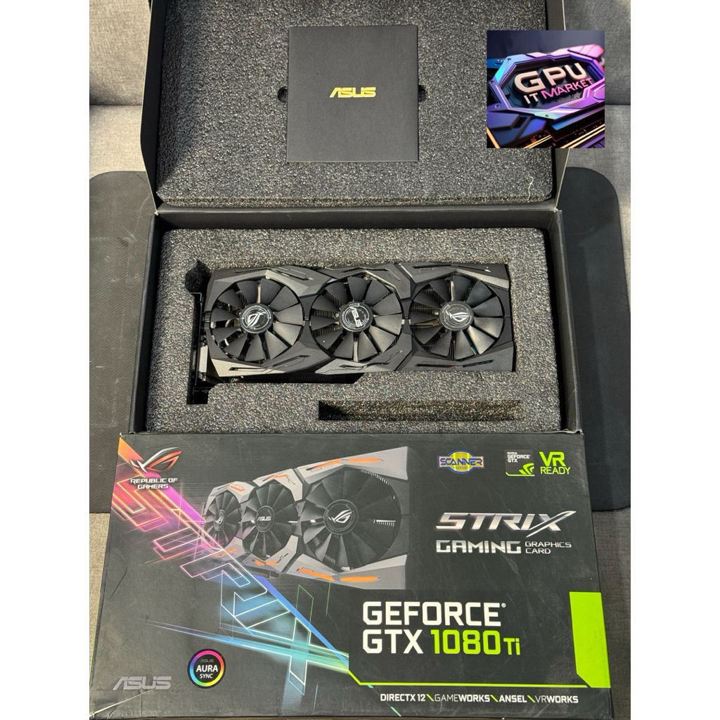 การ์ดจอราคาถูก GTX1080Ti 11GB หลายรุ่น สินค้ามือสอง (ประกันร้าน 30วัน)