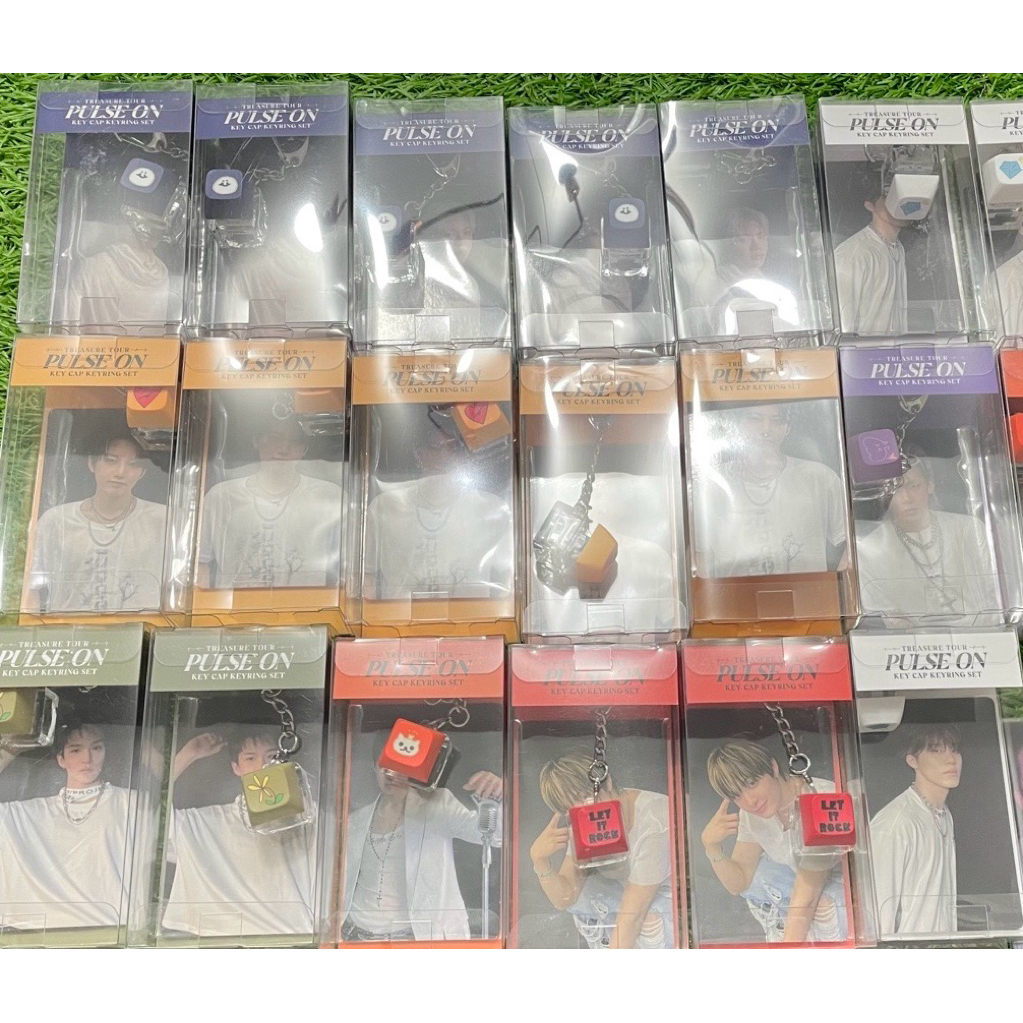 พร้อมส่ง พวงกุญแจ [PULSEONSEOUL] TREASURE KEY CAP KEYRING SET - รูปที่ 3
