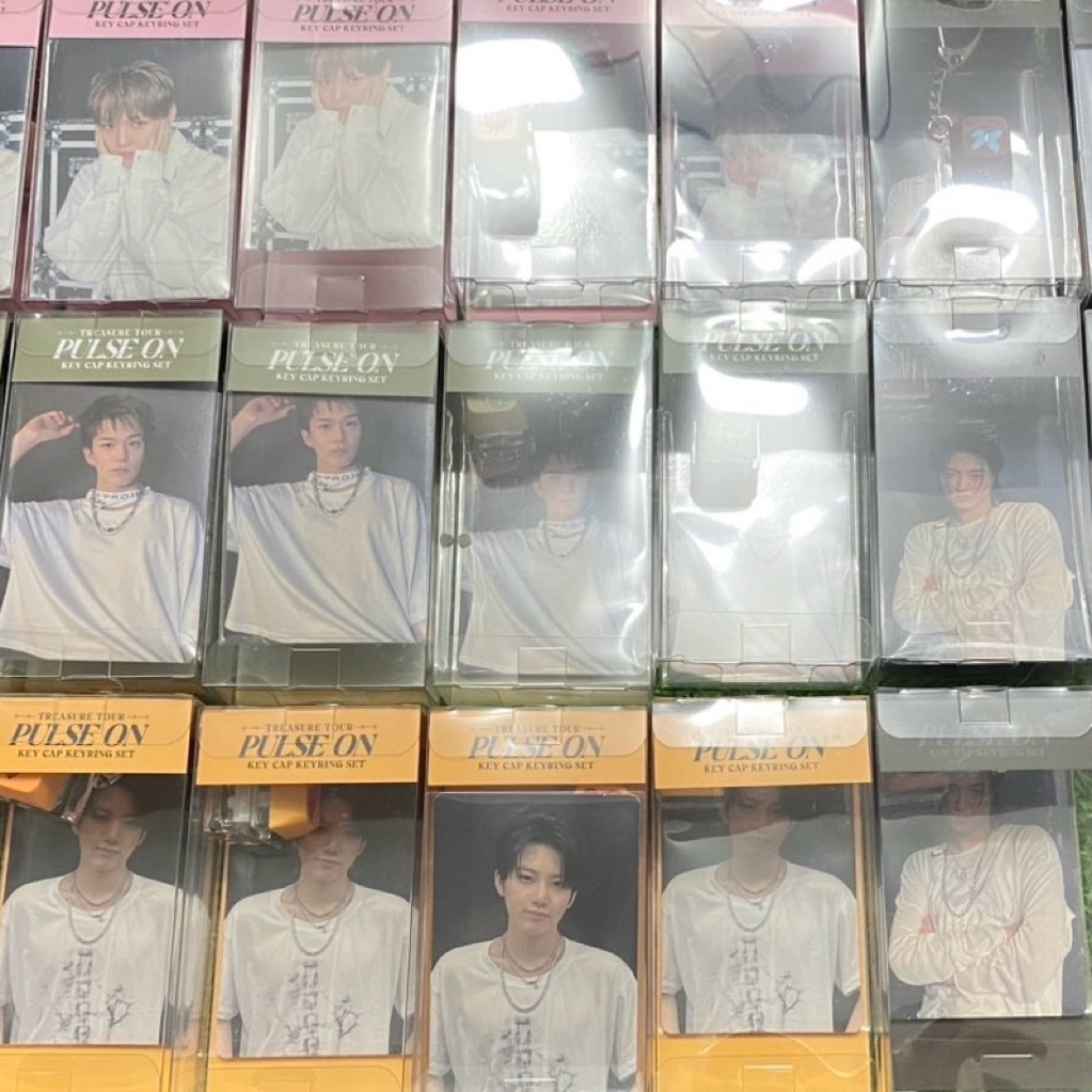 พร้อมส่ง พวงกุญแจ [PULSEONSEOUL] TREASURE KEY CAP KEYRING SET - รูปที่ 5