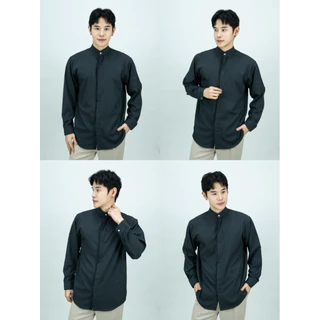S8: เสื้อเชิ้ตคอจีน รุ่นสาบซ้อน แขนยาว ผ้านิ่มใส่สบาย ใส่ทำงาน ใส่เที่ยว