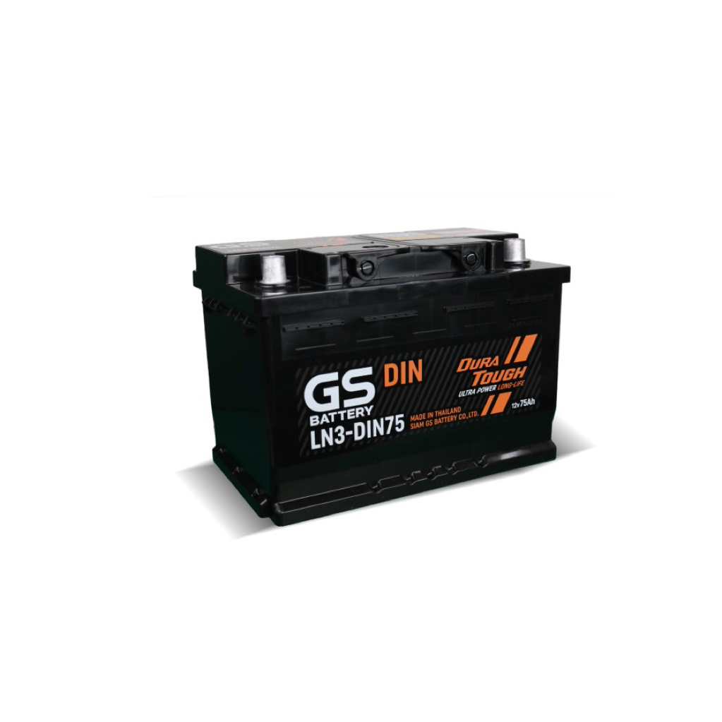 จีเอส(GS) แบตเตอรี่ LN3-DIN75 Amp 75 CCA 720 175x275x190 mm