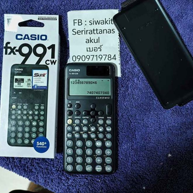 เครื่อคิดเข casio 991 cw ของแท้