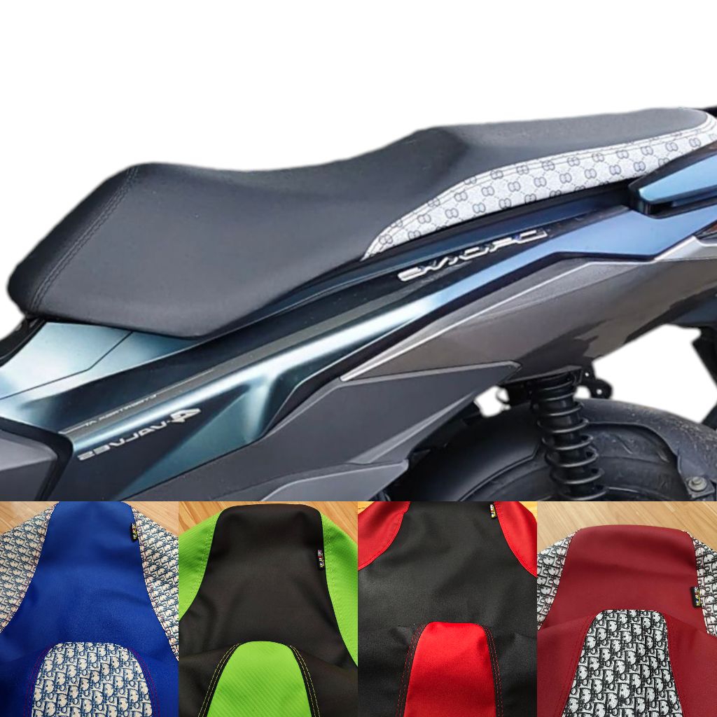 หนังหุ้มเบาะ GPX โดน150สำหรับเบาะเดิมหนังดำตัดลายแฟชั่นงานไม่ใช่ยางยืด