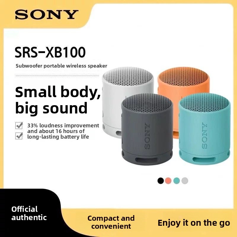 SoNY SRS-XB100 XB13 wireless Bluetooth speakers are portable subwoofers 100% genuine
