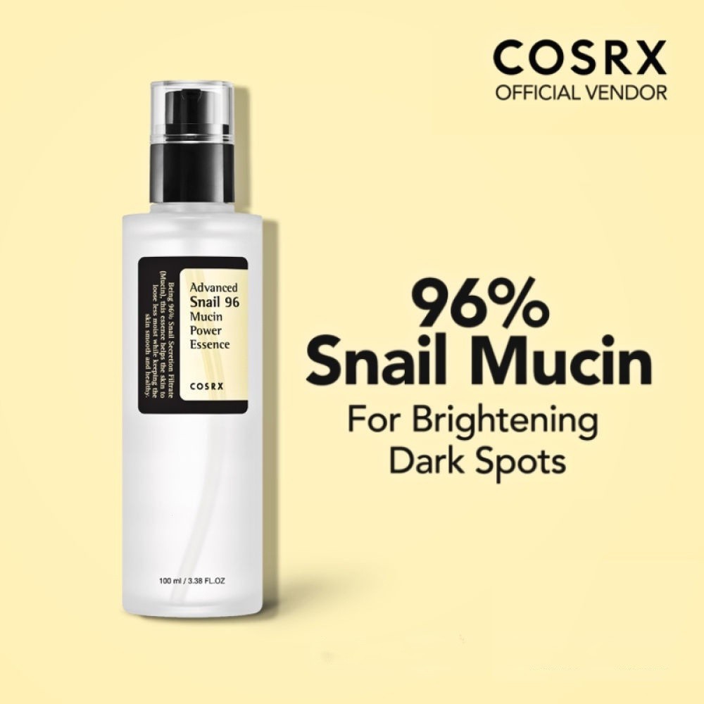【ของแท้ 100%】COSRX Advanced Snail 96 Mucin Power Essence 100ml แอดวานซ์ สเนล 96 มิวซิน เพาเวอร์ เอสเซนส์