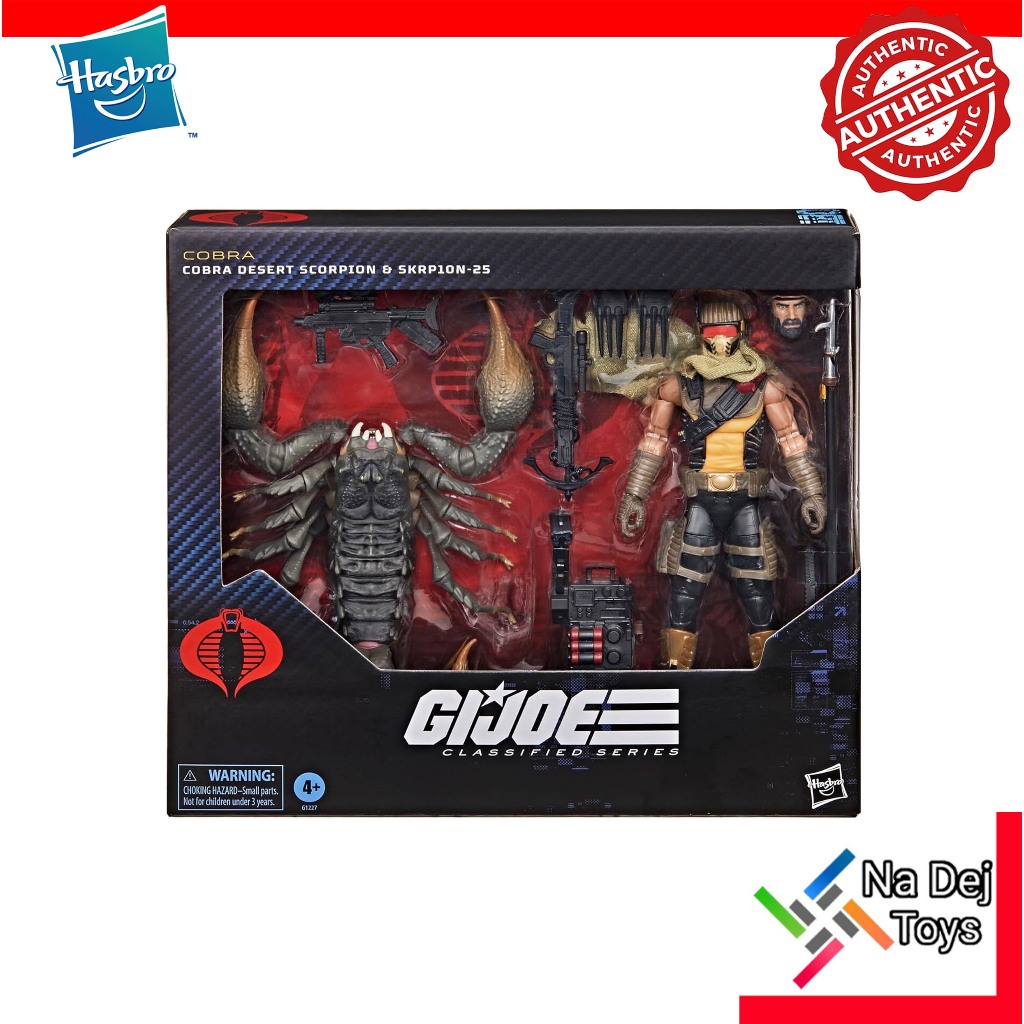 G.I. Joe Classified Series Desert Scorpion & Skorpion-25 &  6" Figure จีไอโจ สคอร์เปี้ยน & สคอร์เปี้ยน-25 ขนาด 6 นิ้ว