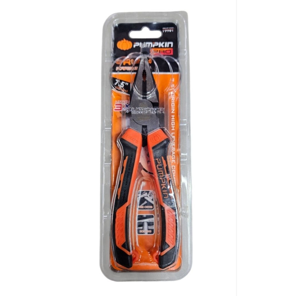 PUMPKIN PRO-CP185GA 17791 คีมปากจิ้งจก ORIGIN ด้ามหนา 7"