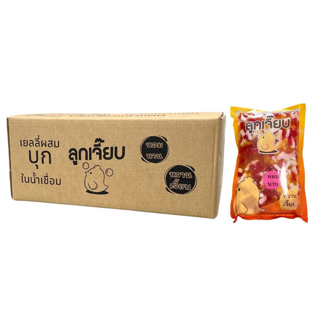 วุ้นฟรุตสลัด 3 สี ลูกเจี๊ยบ (20ถุง)