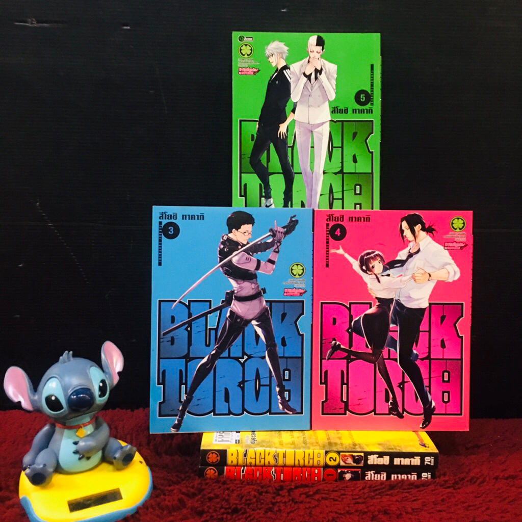 🕷🕷🥰🥰:หนังสือการ์ตูน:เรื่อง:BLACKTORCB1-5เล่มจบ  (AB9712)