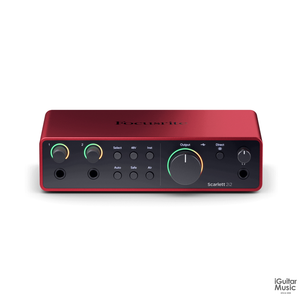 (ส่งฟรี) Focusrite Scarlett 2i2 Gen 4th Interface ออดิโอ อินเตอร์เฟส
