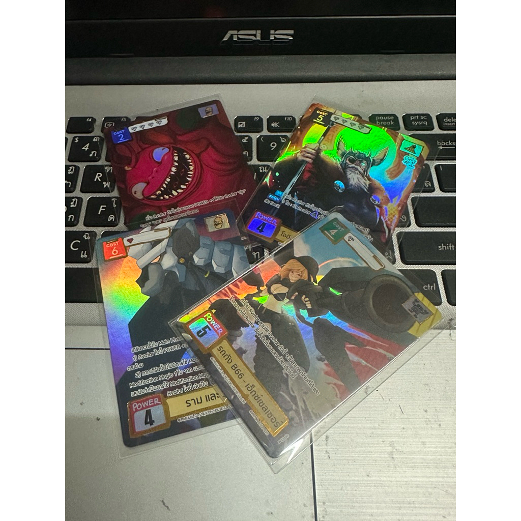 รวมการ์ดbattle of Talingchan bt01-07ฟอยแยกใบ