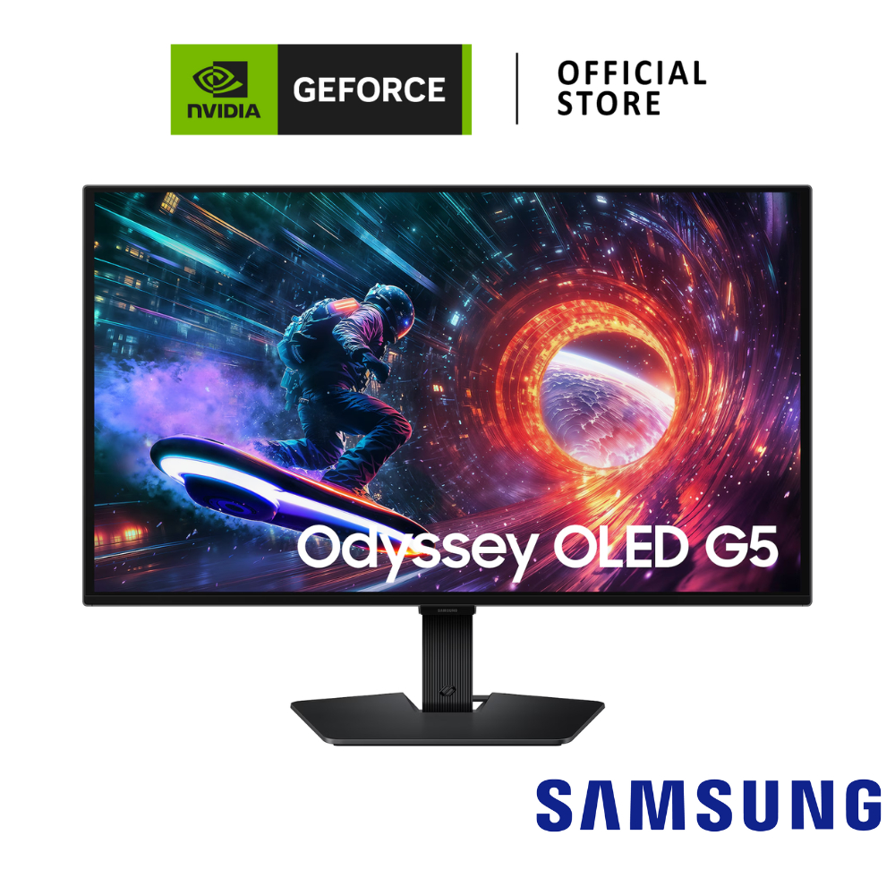 SAMSUNG Odyssey OLED G5 G50SF QHD 2K 180Hz | NVIDIA G-SYNC COMPATIBLE | 27" (LS27FG502SEXXT)