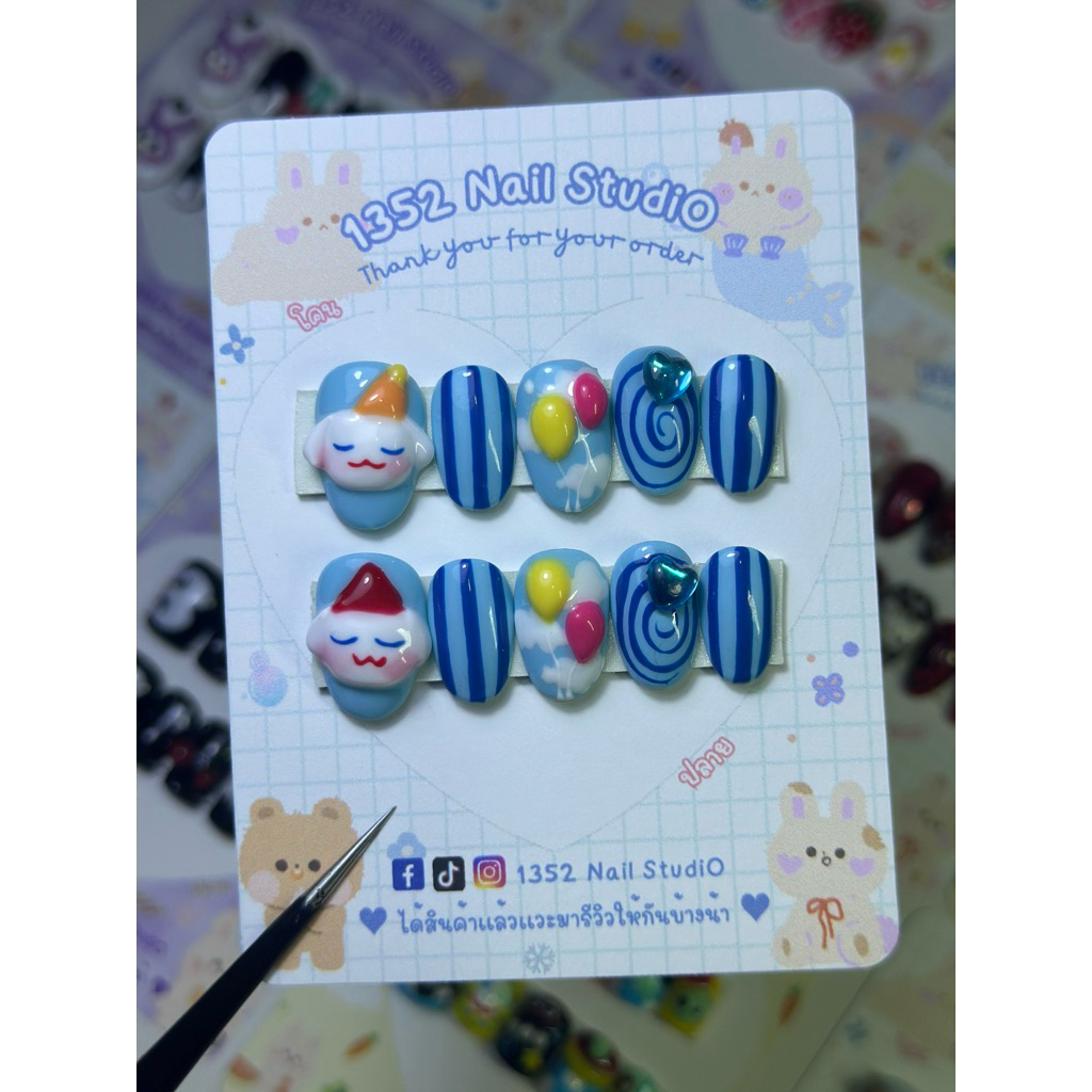 เล็บปลอม ทรงอัลม่อน R40