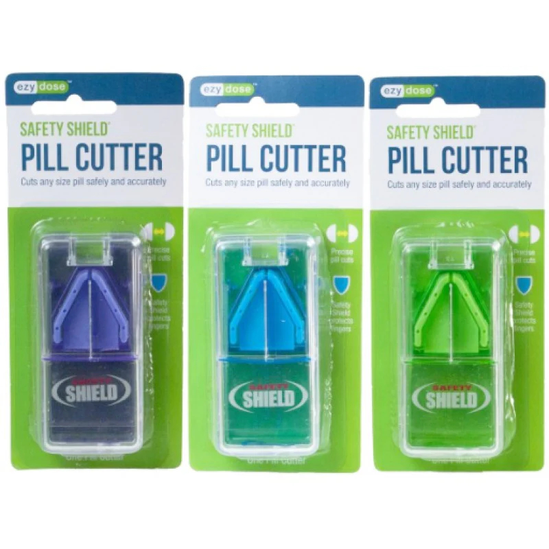 ที่ตัดเม็ดยา EZY DOSE PILL CUTTER SAFETY SHIELD FOR ADDED PROTECTION 67856 #คละสี