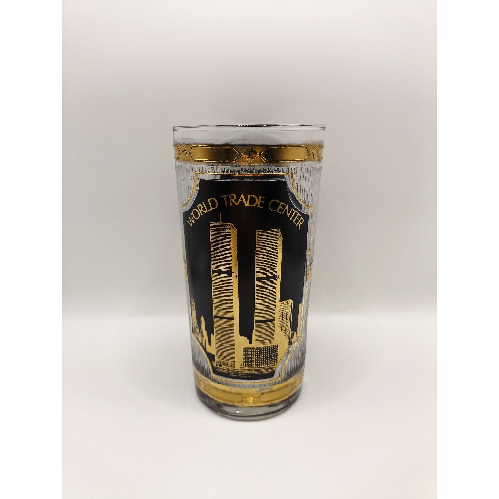 CULVER NEW YORK CITY WORLD TRADE CENTER Tumbler Glass ©CULVER