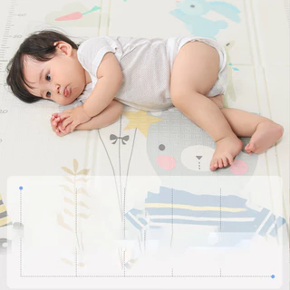 [ส่งทุกวัน] วัสดุXPE เสื่อรองคลานพับได้6ฟุต – หนา2.0CM กันน้ำ ทำความสะอาดง่าย 1ผืน2ลาย