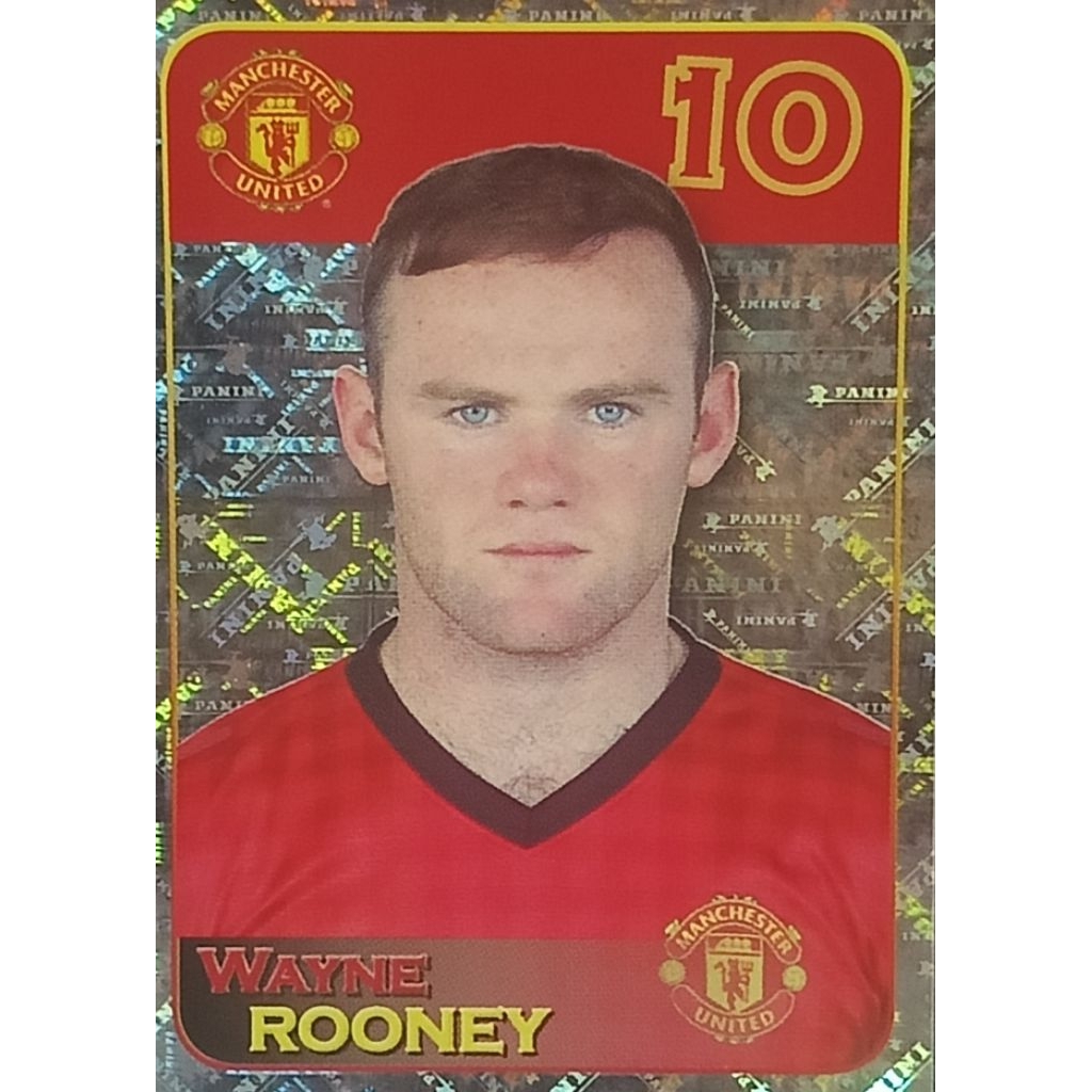 sticker PANINI MANCHESTER UNITED 2012-13 No.66  Wayne Rooney
