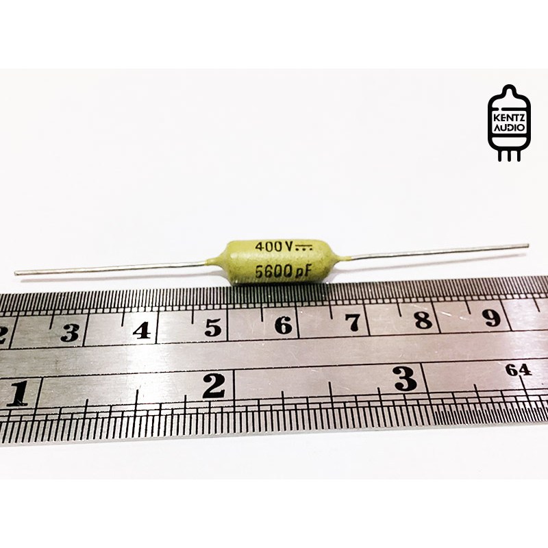 CAPACITOR 400V คาปาซิเตอร์ ค่า 0.0056UF 5600PF 5.6NF 562PF PHILLIPS MULLARD MUSTARD GUITAR ของใหม่เก
