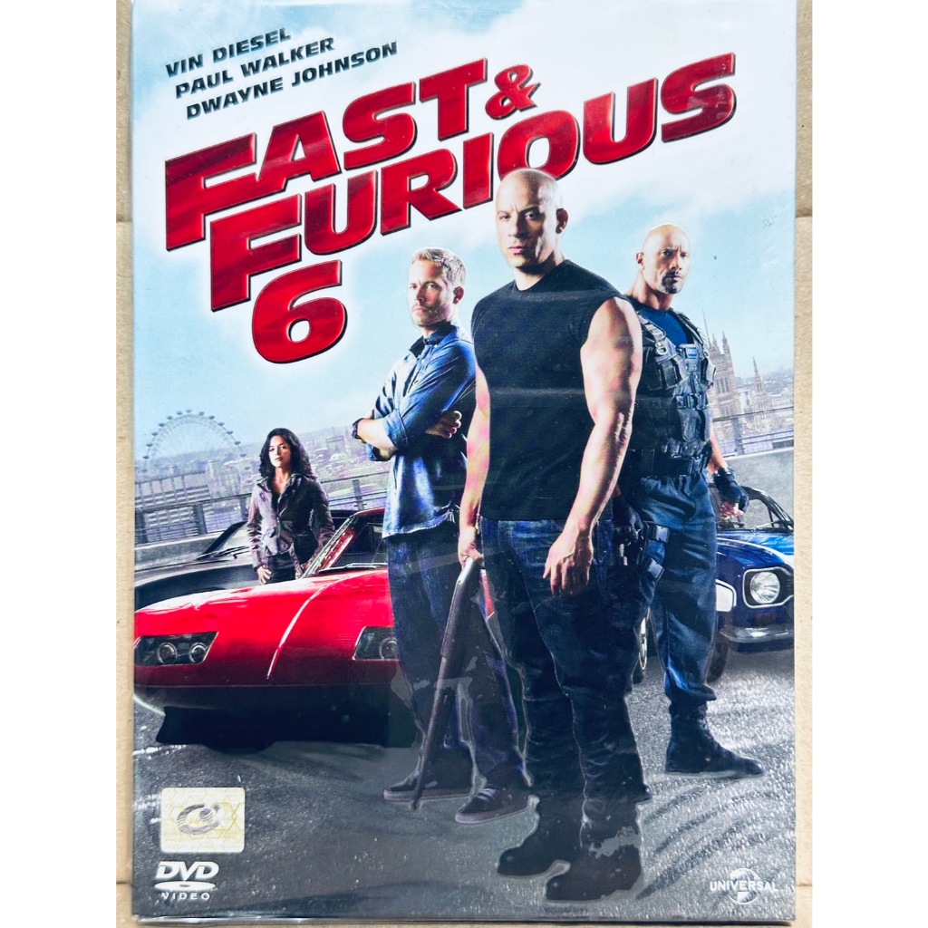 DVD ปกสวม : Fast & Furious 6 (2013) เร็ว แรง ทะลุนรก 6 " Vin Diesel, Paul Walker, Dwayne Johnson "