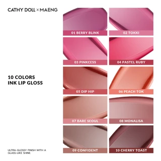 CathyDollxMaeng อิงค์ลิปกลอส 3.2g (Y26)