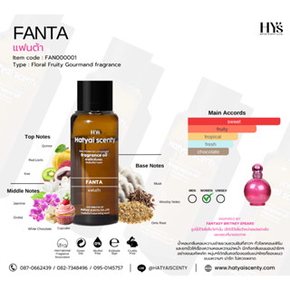 หัวเชื้อน้ำหอม กลิ่น FANTA แฟนต้า(บริท นี่)