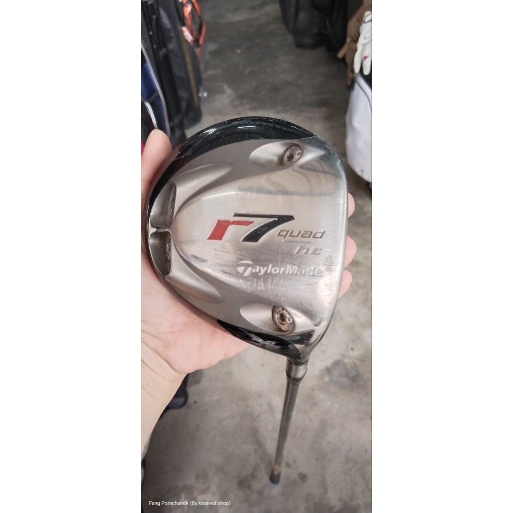 ไม้กอล์ฟมือสอง Driver Taylormade r7 quad ht 9.5° ไมบุบไม่แตก