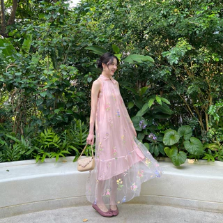 🥂Lady Camelia Dress - Miida✨ผ้าใหม่หนาขึ้น💫🧁ผ้าเวลปักน่ารักมากๆ🧀