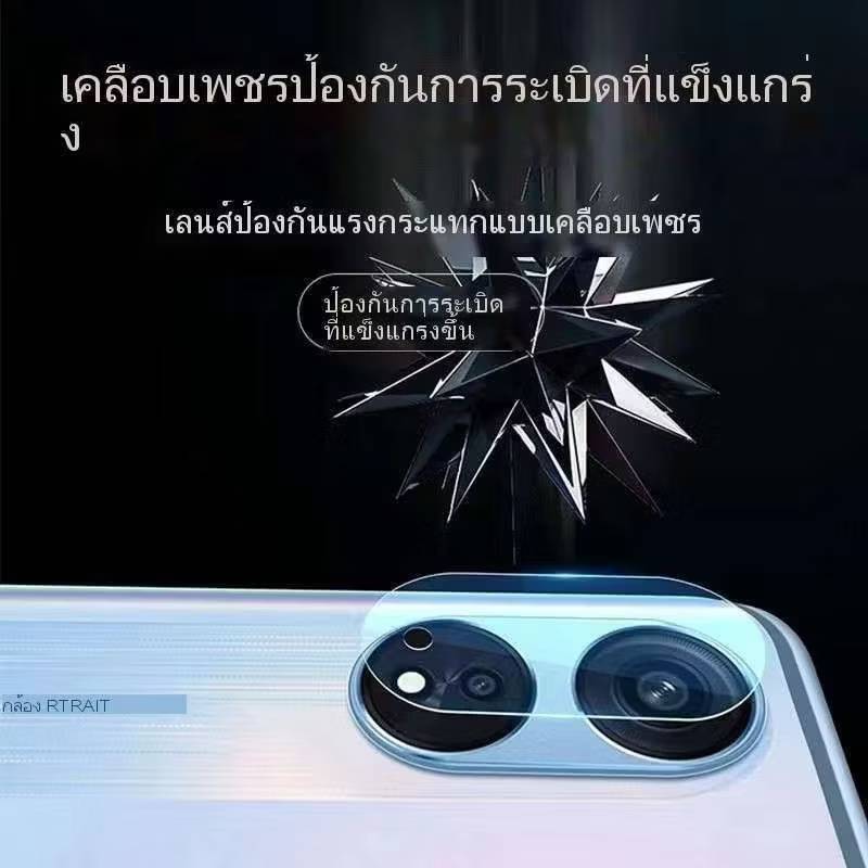 ส่งไว ร้านไทย ฟิล์มกระจกกันรอยเลนส์กล้อง3D เต็มเลนส์ สำหรับ Redmi 14C - รูปที่ 5