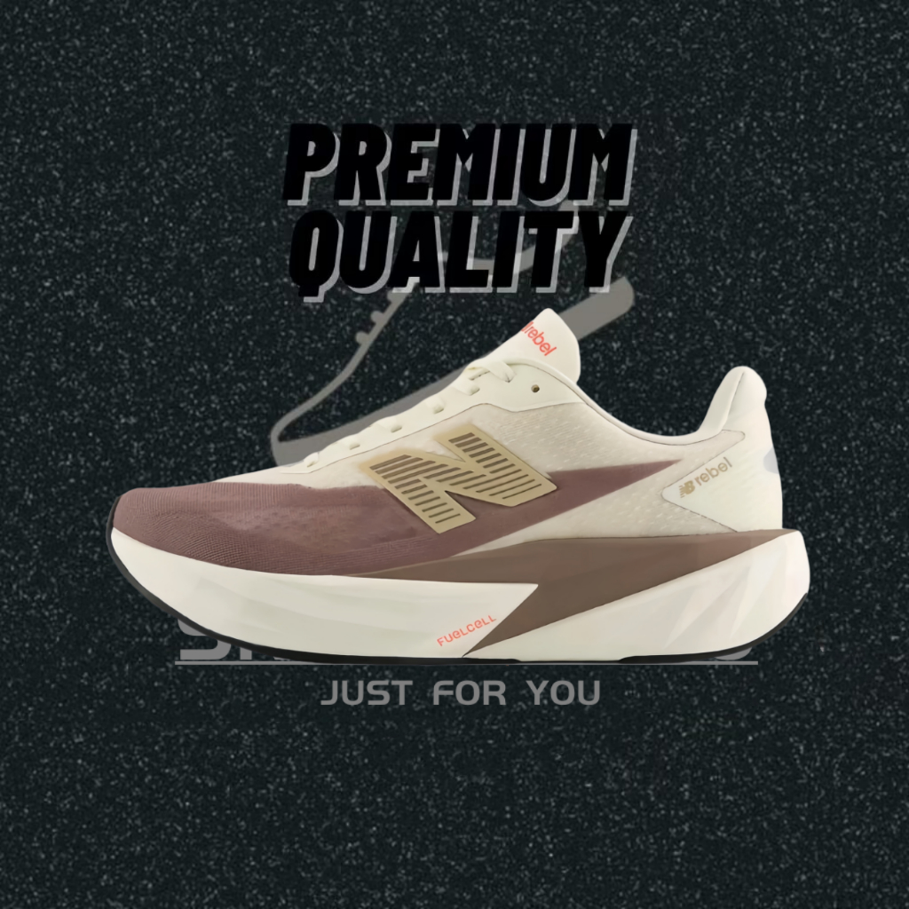 New Balance FuelCell Rebel v5 ข้าวน้ำตาล