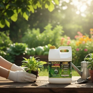 Bionax สูตรใหม่ !!! สารจับใบ+ปรับสภาพน้ำ เสริมประสิทธิภาพการดูดซึมปุ๋ย-ยา (แกลลอน 5 ลิตร) B-Big